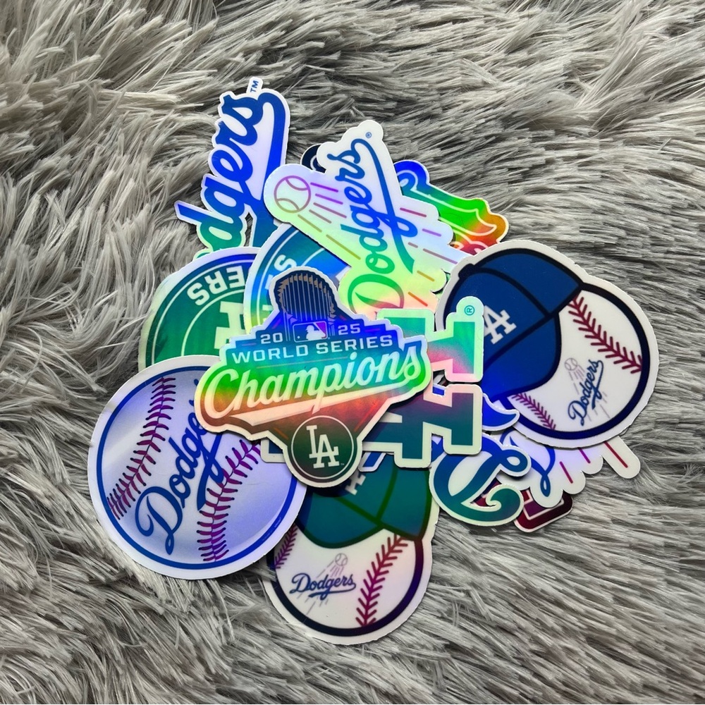 Los Angeles LA Dodgers Sticker Pack